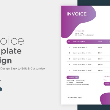 Invoice Design Corporate Identity 320858