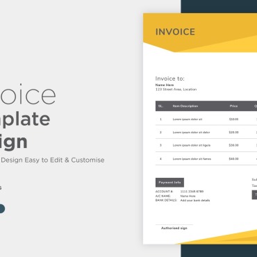 Invoice Design Corporate Identity 320860