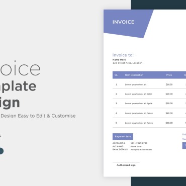 Invoice Design Corporate Identity 320865