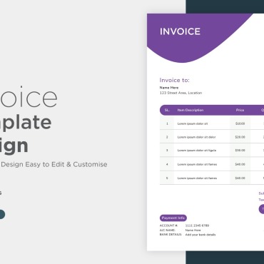 Invoice Design Corporate Identity 320867