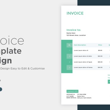 Invoice Design Corporate Identity 320873