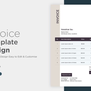 Invoice Design Corporate Identity 320874