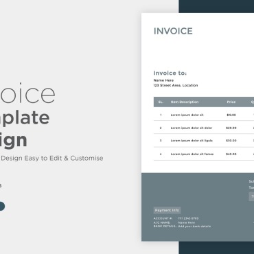 Invoice Design Corporate Identity 320876