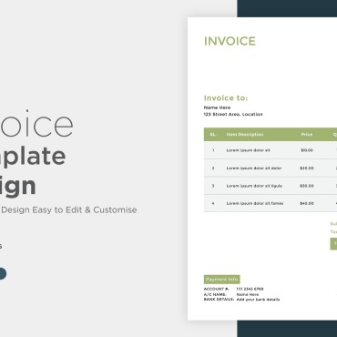 Invoice Design Corporate Identity 320881