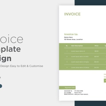 Invoice Design Corporate Identity 320885