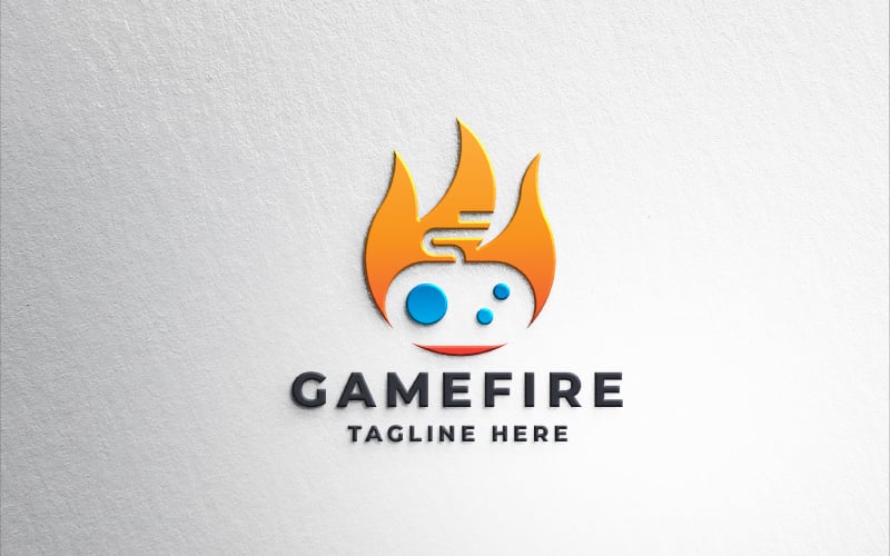 Game Fire Logo Pro Template