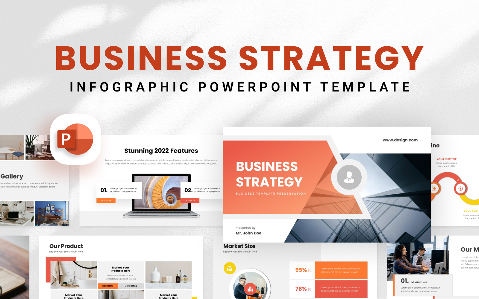 Business Strategy Infographic Presentation Template