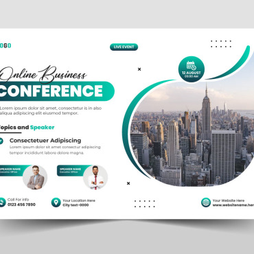 Template Flyer Corporate Identity 320945