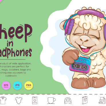 Sheep In Vectors Templates 320967