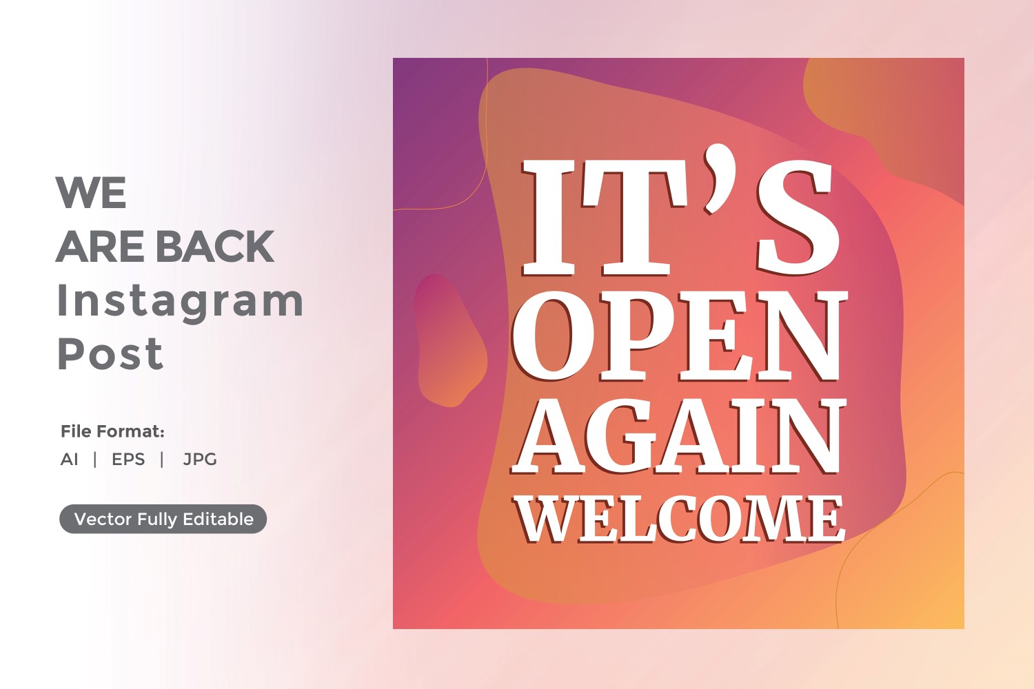 Its open again welcome instagram post 05