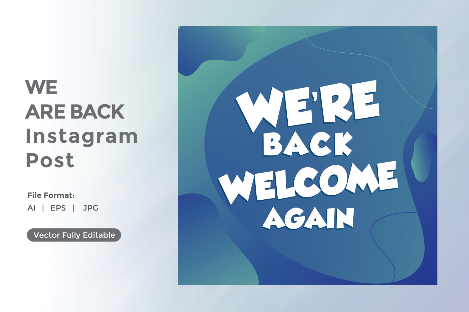 We are back instagram post 02