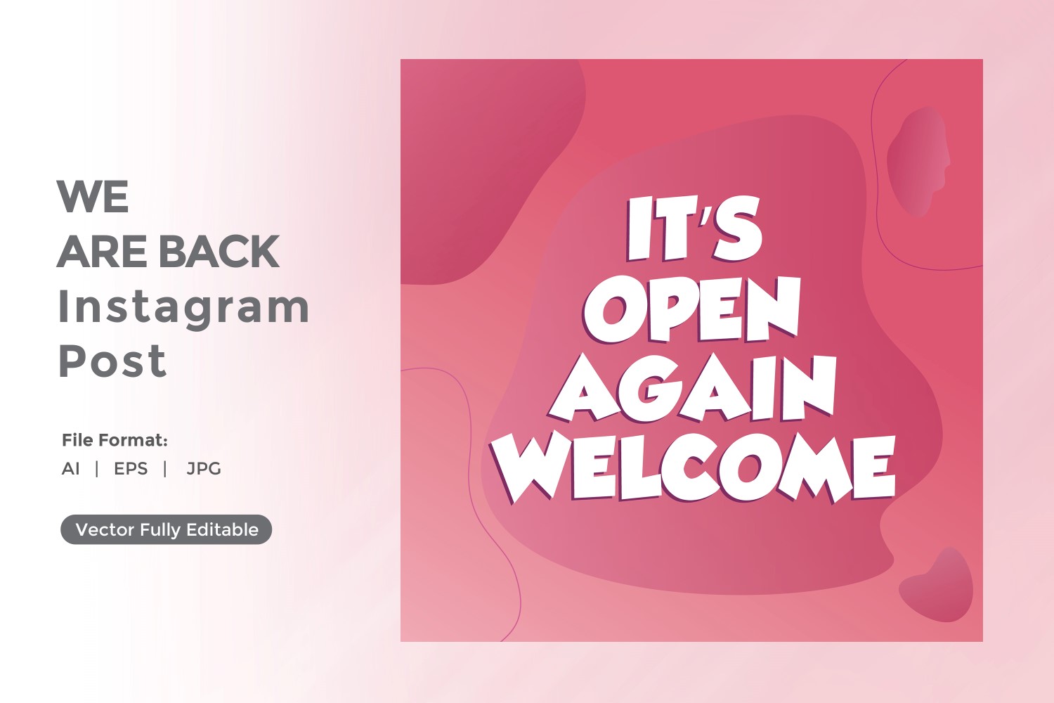 Its open again welcome instagram post 01