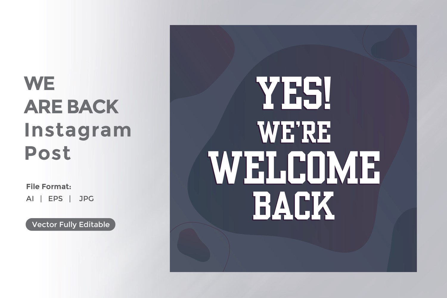 Yes We are back instagram post 01