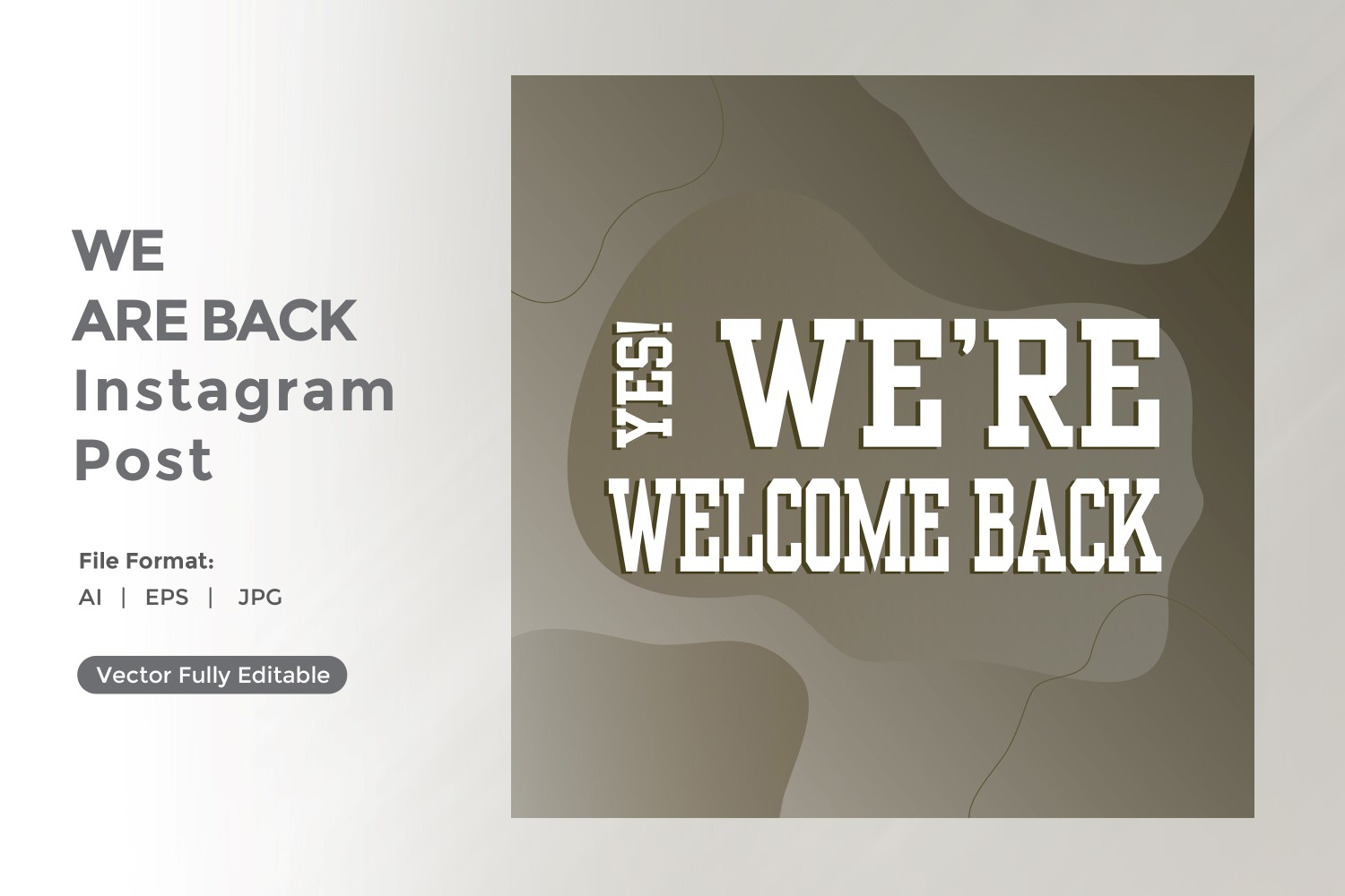 Yes We are back instagram post 05