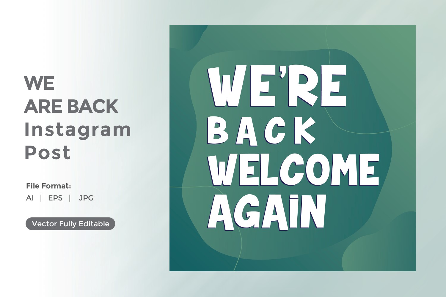 We are back Instagram post 04.