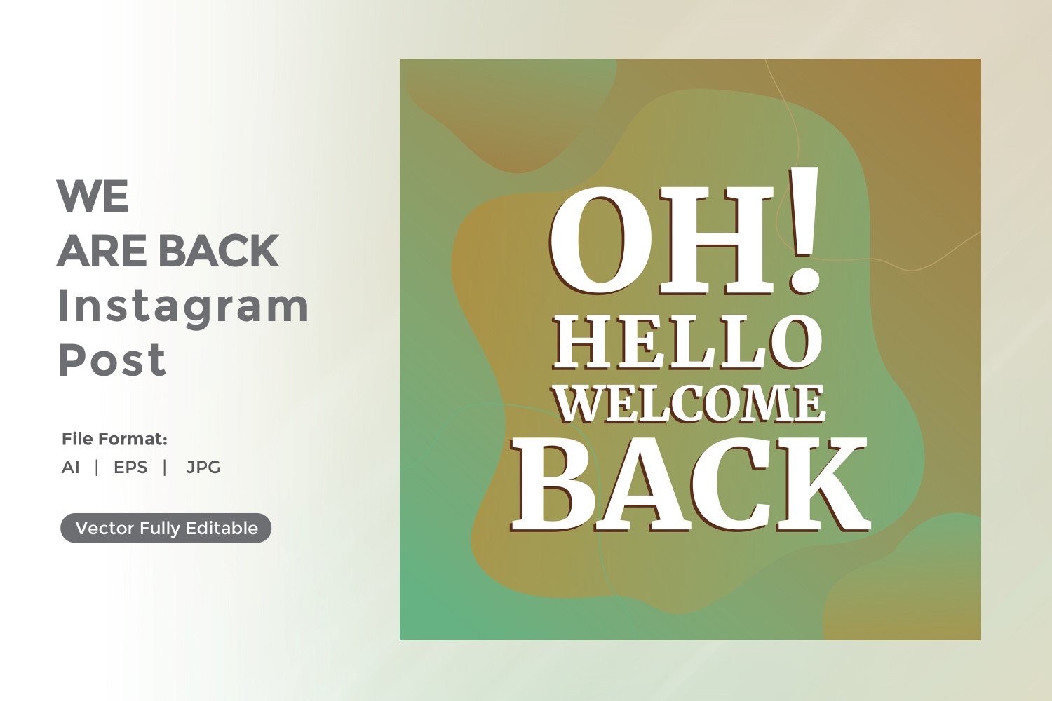 Oh hello welcome back Instagram post  05