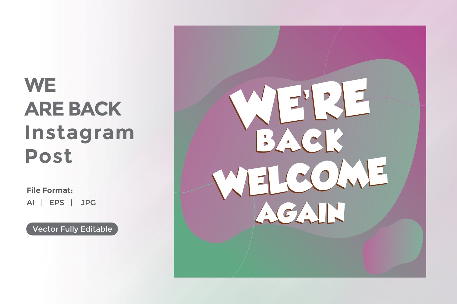 We are back Instagram post  02