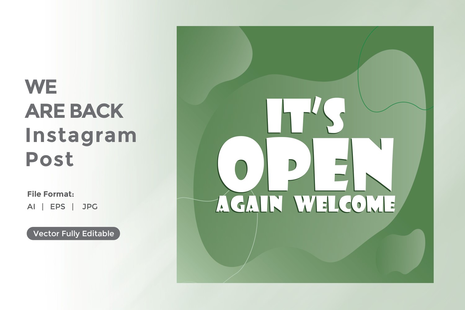 Its open again welcome instagram  post 02