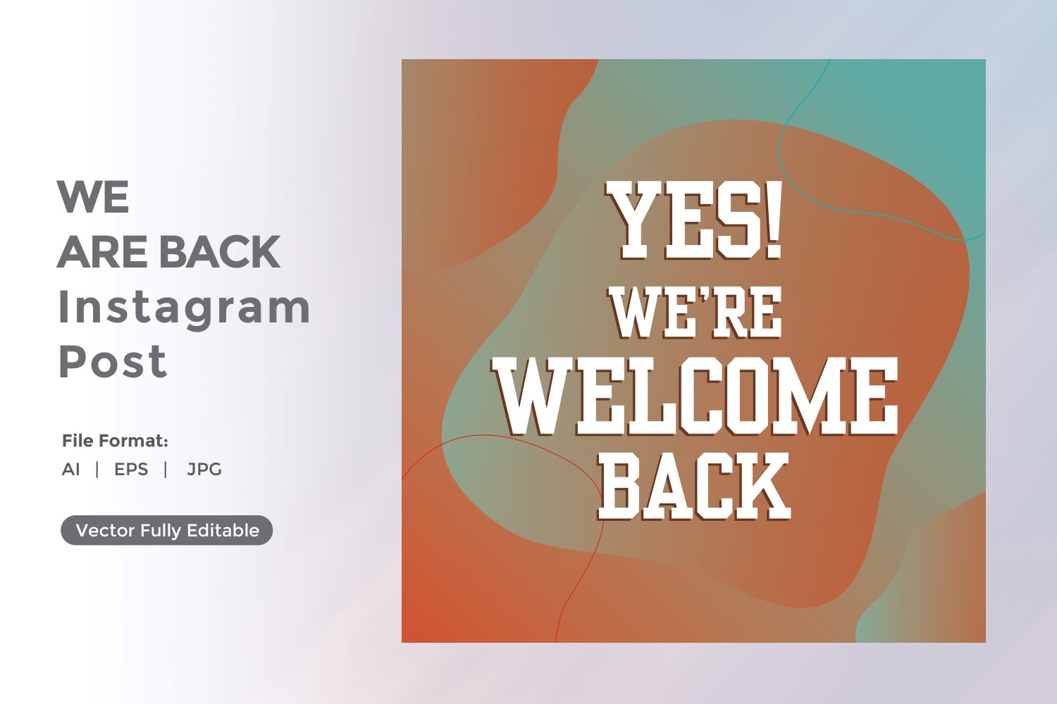 Yes We're back Welcome Again  instagram post 01