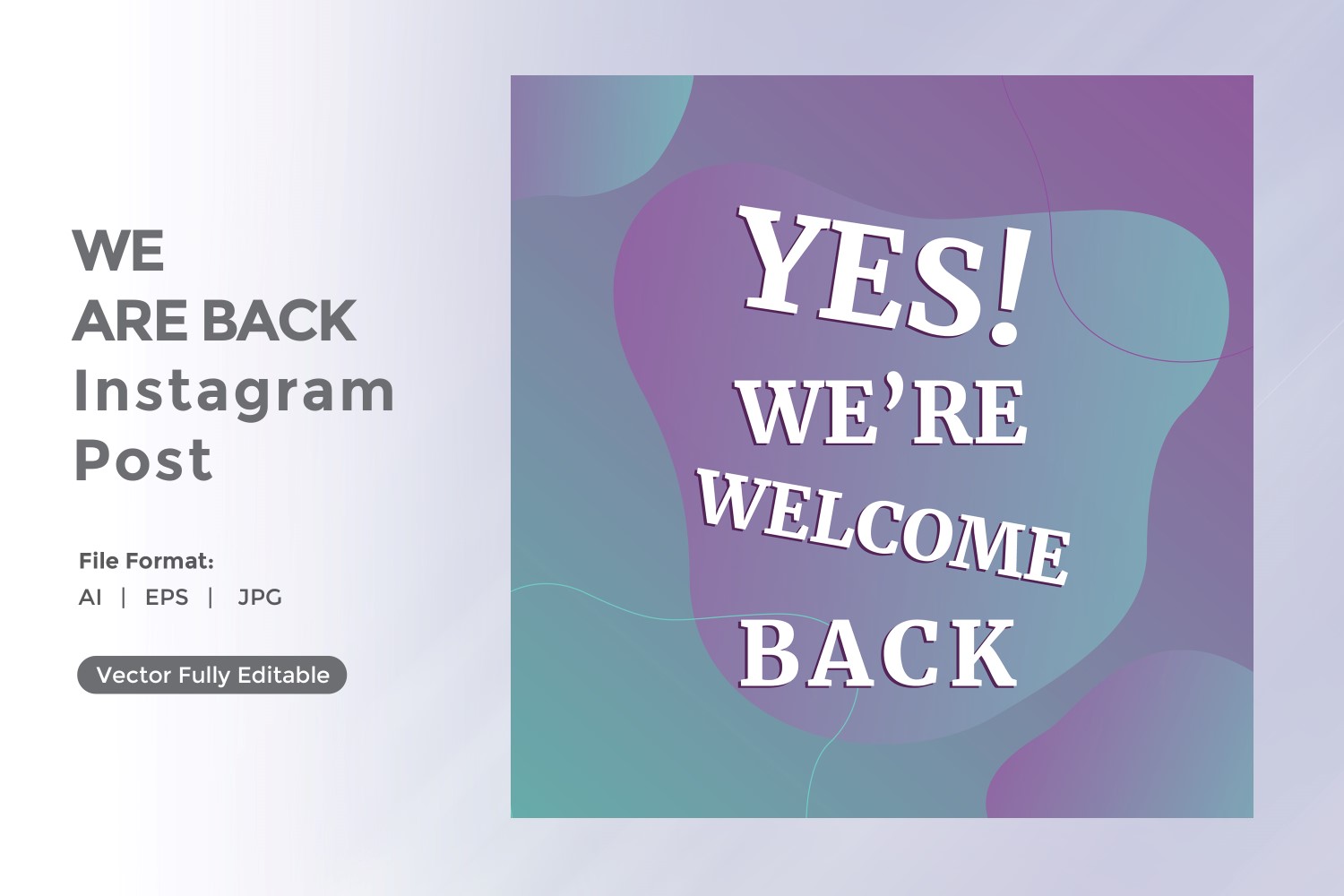 Yes We're back Welcome Again  instagram post 02