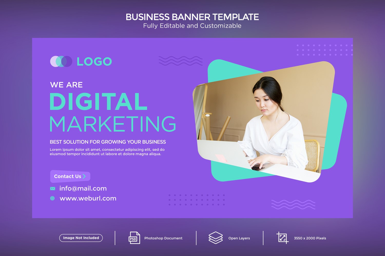 We're Digital Marketing Banner Design Template