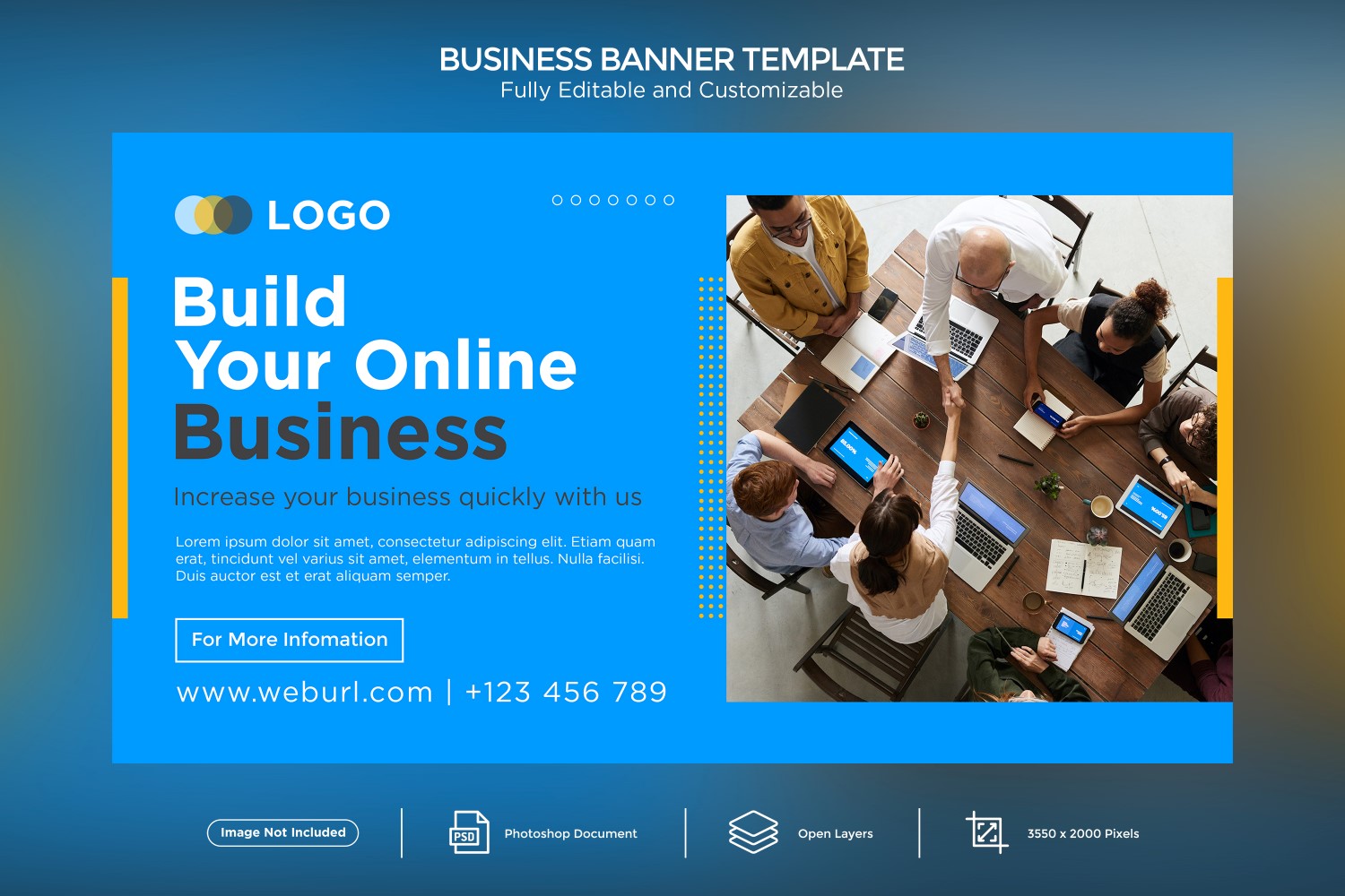 Build your  online Business Banner Design Template