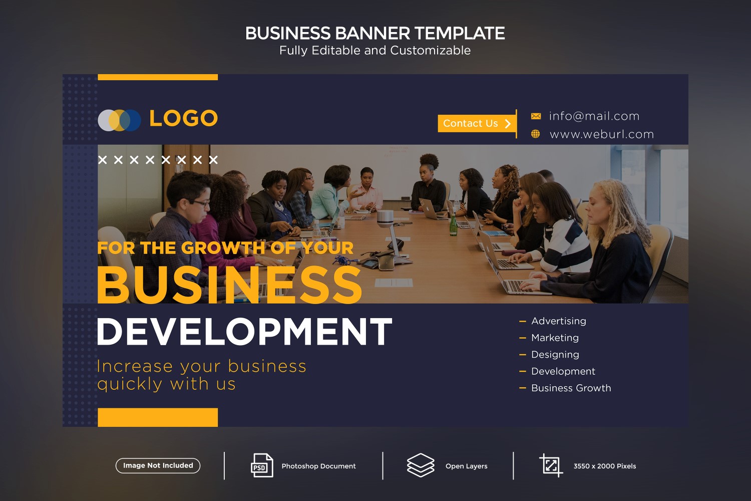 Business Development  Banner Design Template