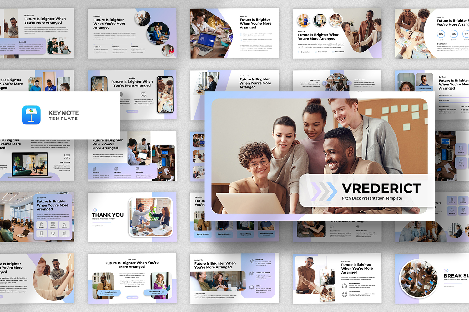 Vrederict - Pitch Deck Keynote Template