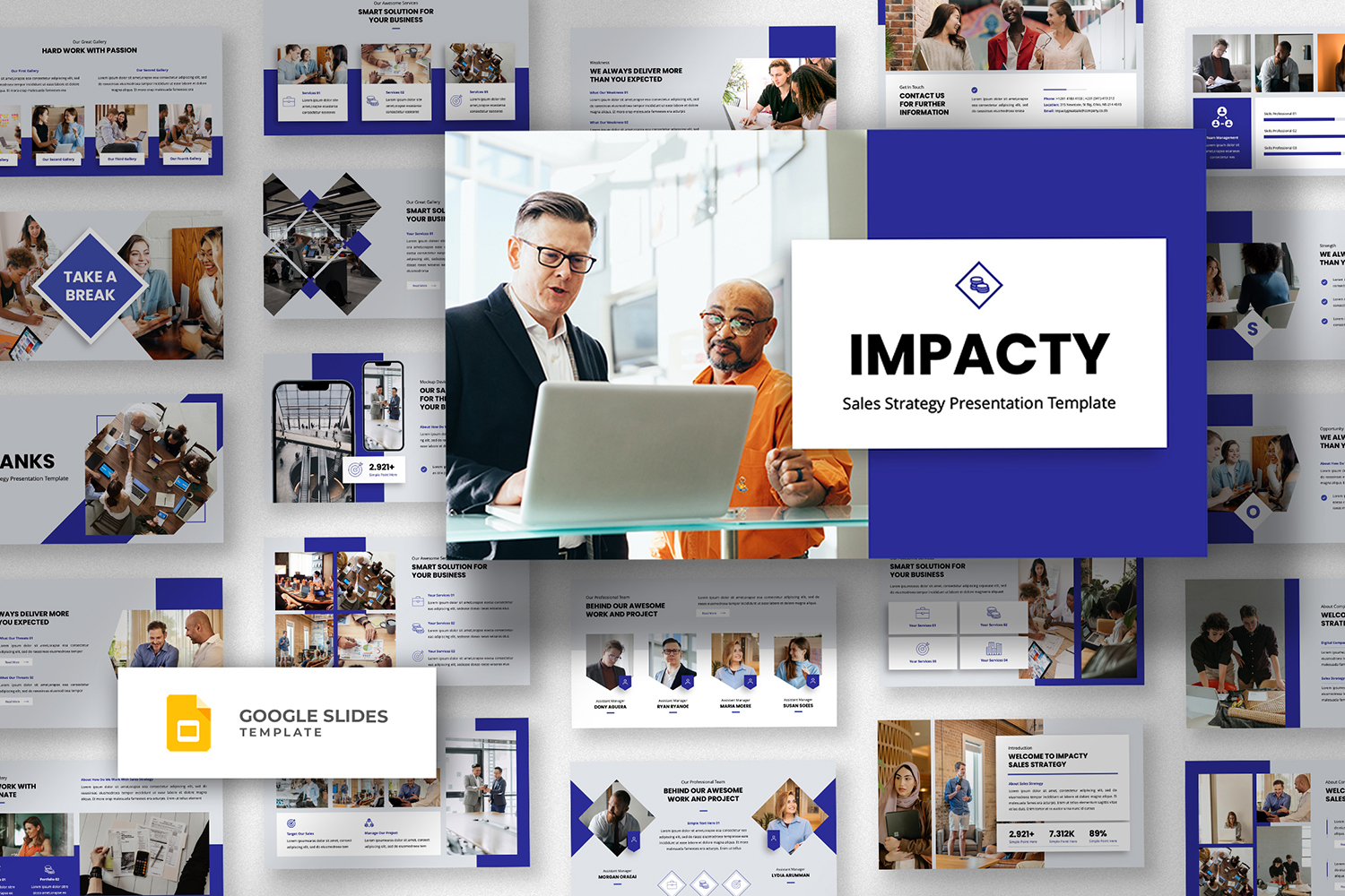 Impacty - Sales Marketing Google Slides Template