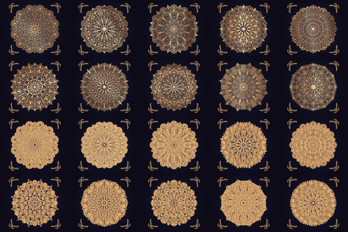 20 Luxury Mandala Arabesque Pattern Arabic Islamic style