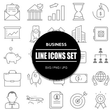 Business Data Icon Sets 321507