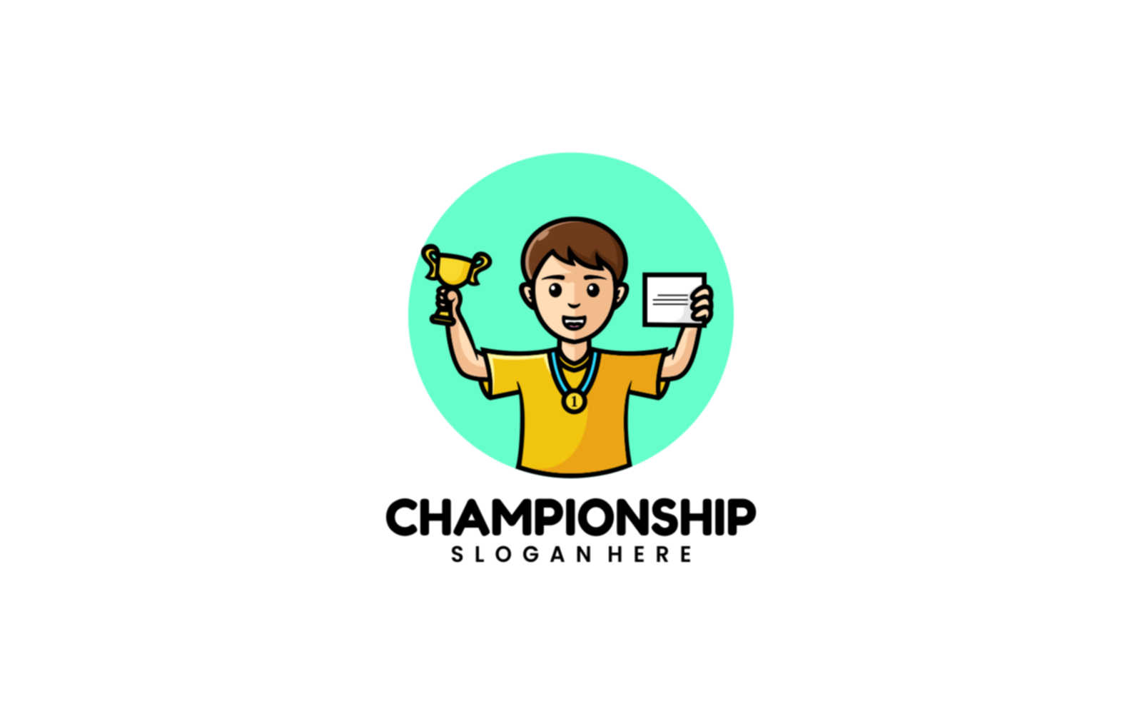 Championship Cartoon Logo
