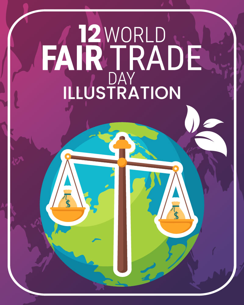 12 World Fair Trade Day Illustration