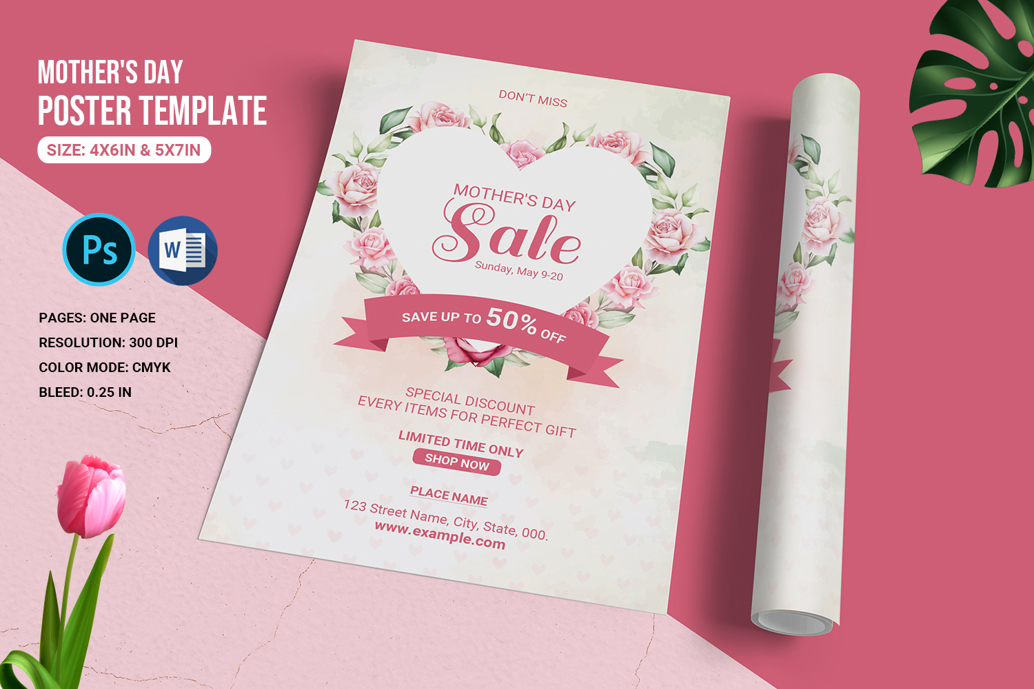 Mother's Day Promotional Sale Flyer