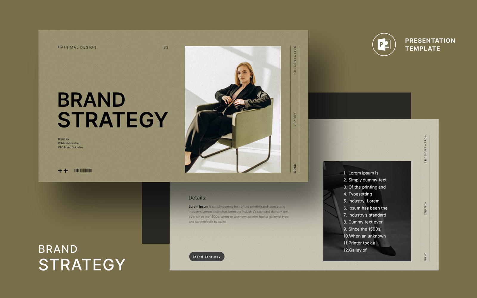 Brand Strategy Presentation Layout
