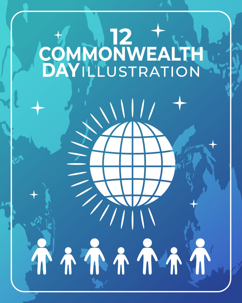 12 Commonwealth of Nations Day Illustration