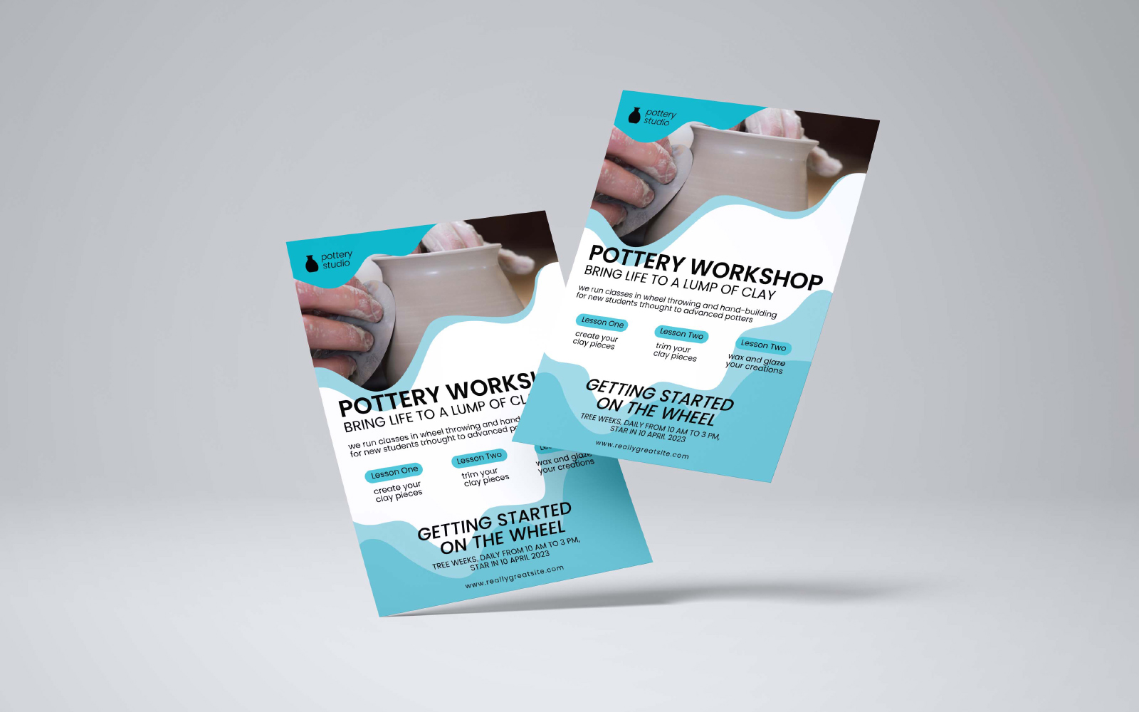 Pottery Workshop Flyer Template