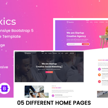 Bootstrap Business Landing Page Templates 321859