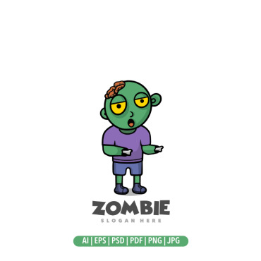 Children Zombies Logo Templates 321873