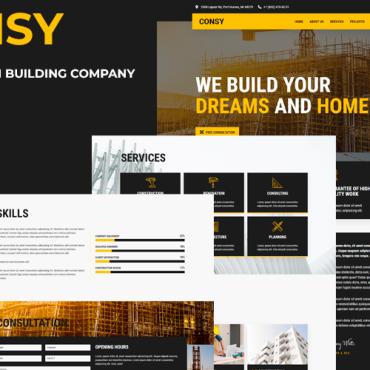 Architecture Build Landing Page Templates 322187