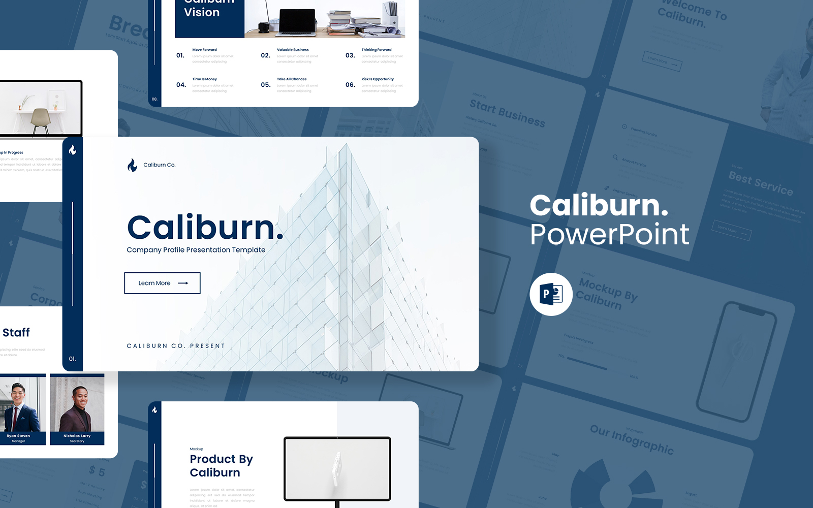 Caliburn - Company Profile PowerPoint Template
