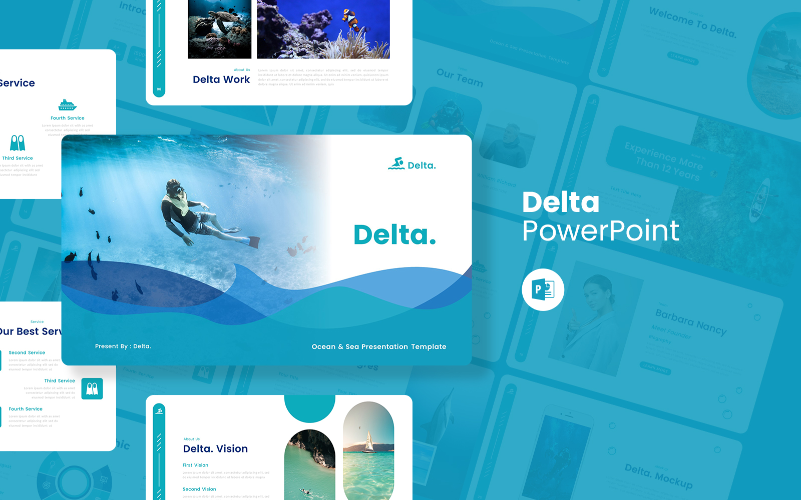 Delta - Ocean And Sea Presentation PowerPoint Template