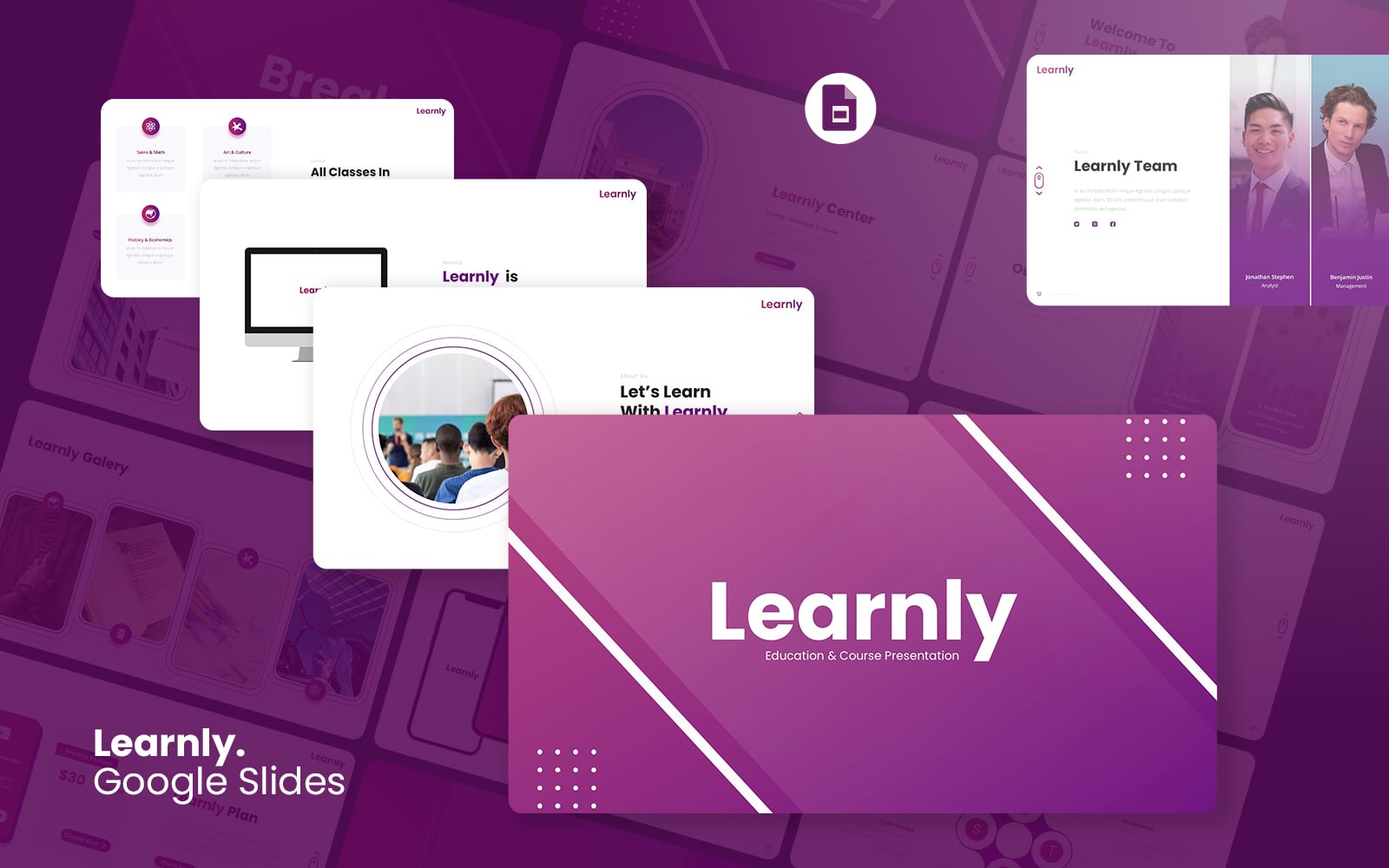 Learnly Education Course Google Slides Template Learnly Education Course Google Slides Template
