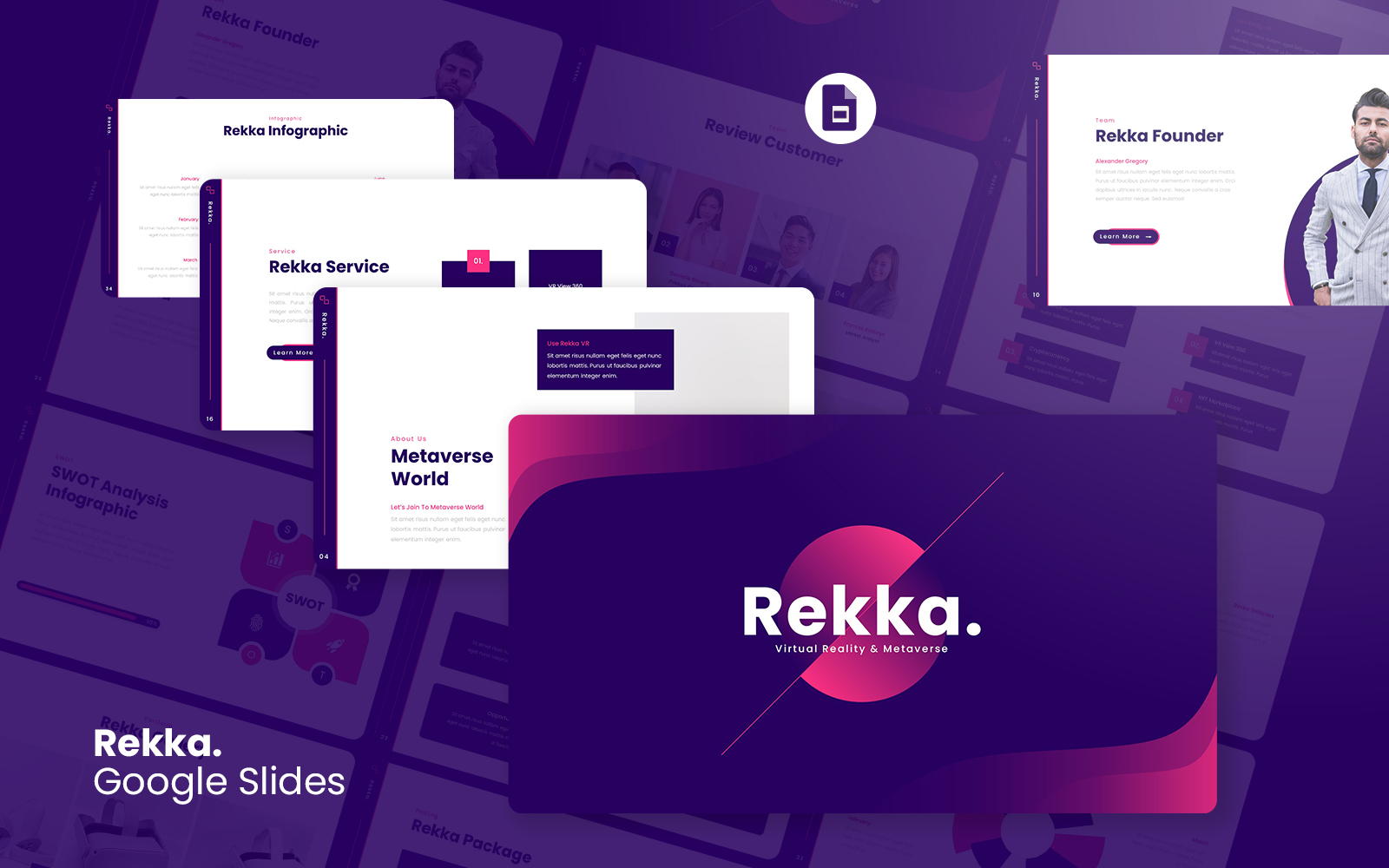 Rekka – Metaverse & Virtual Reality Google Slides Template