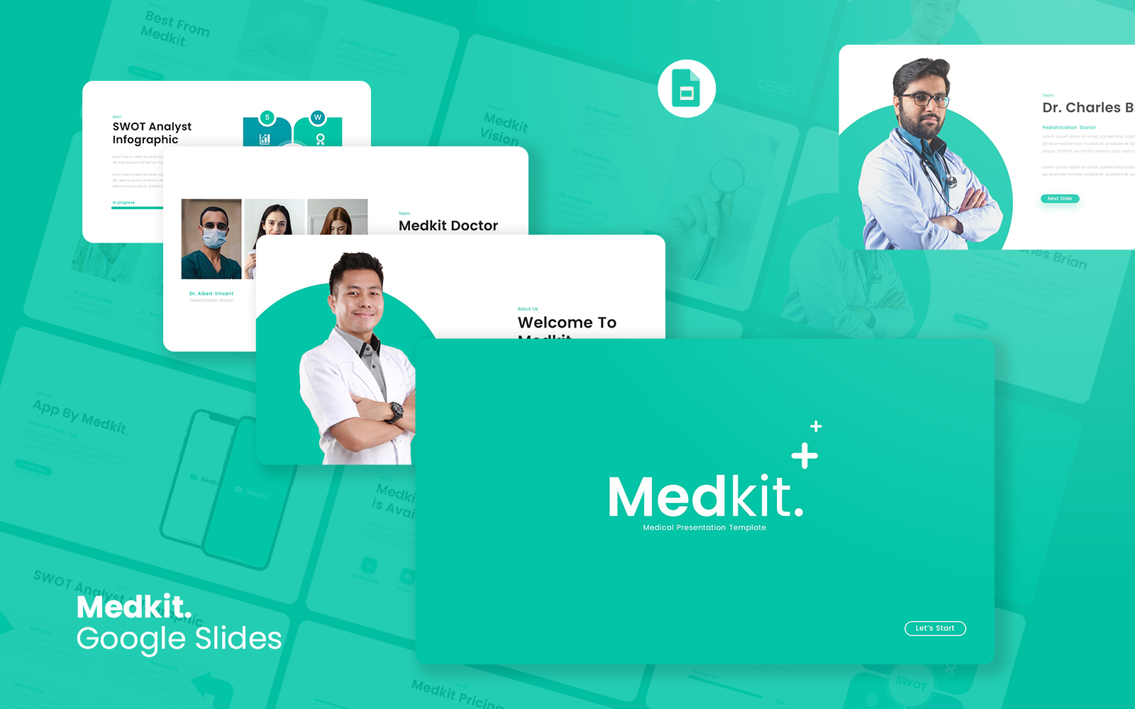 Medkit - Medical Presentation Google Slides Template