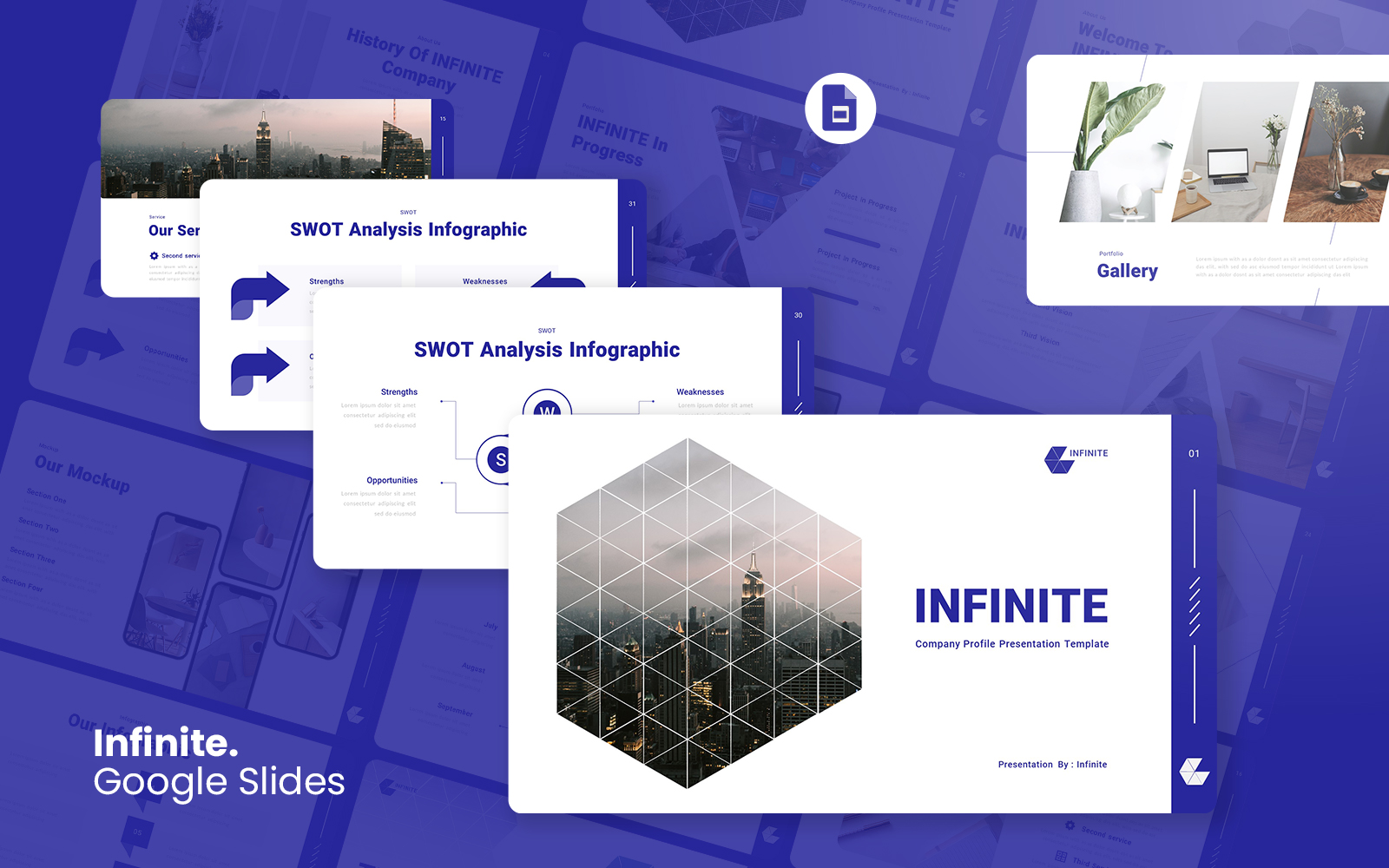 Infinite - Company Profile Google Slides Template