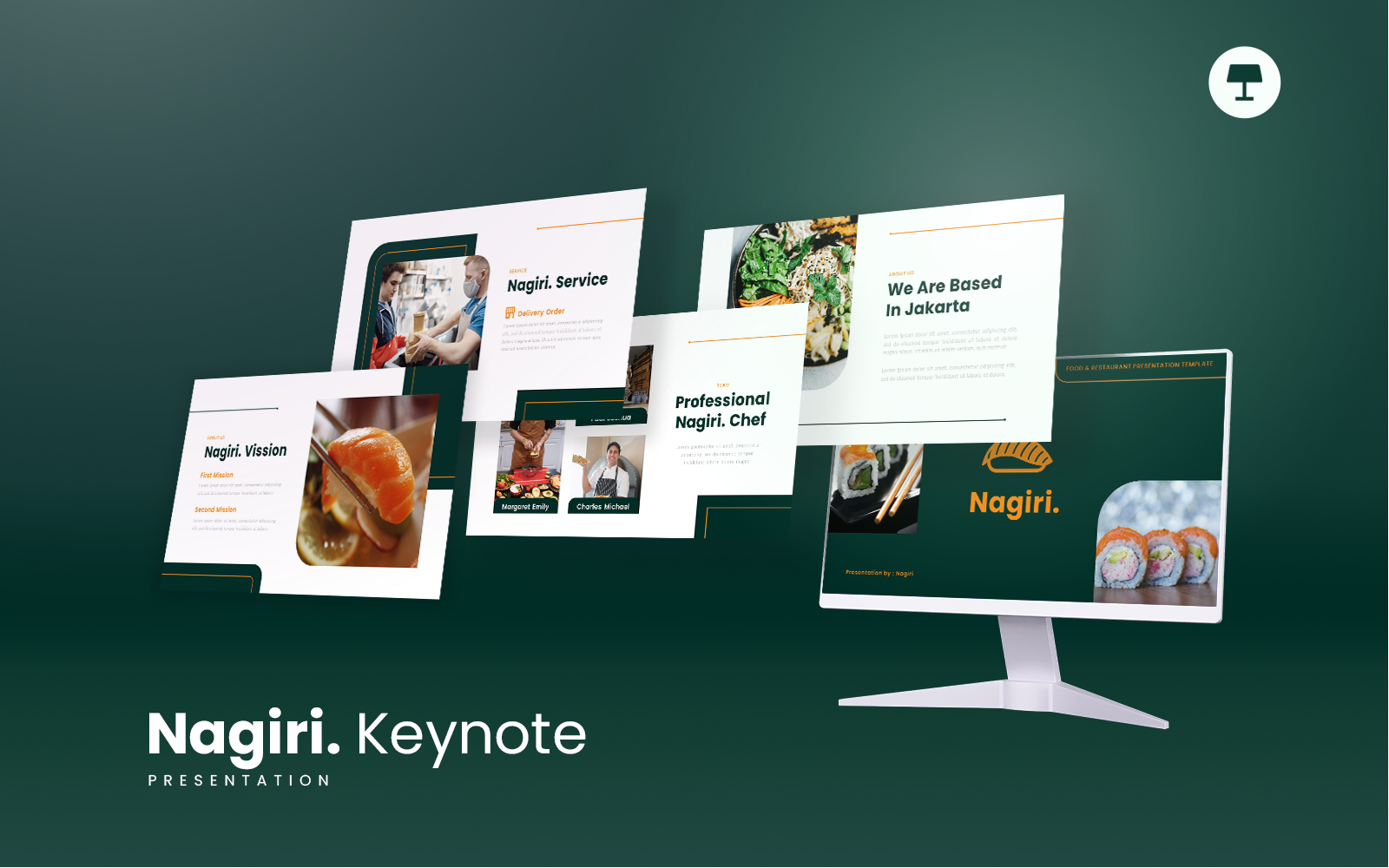 Nagiri - Food And Restaurant Presentation Keynote Template