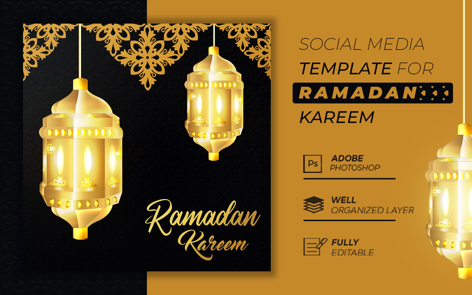 Ramadan Kareem Social Media Post