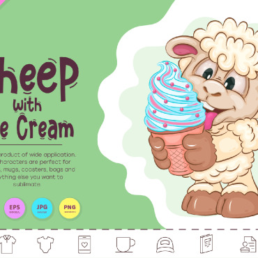 Sheep With Vectors Templates 322350