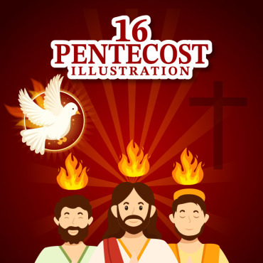 Sunday Pentecost Illustrations Templates 322358